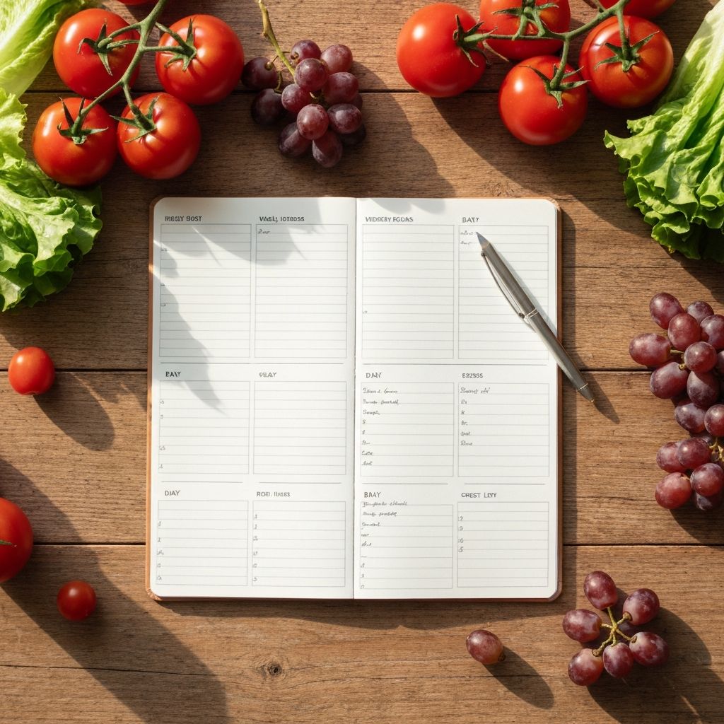 Daily meal planning concept